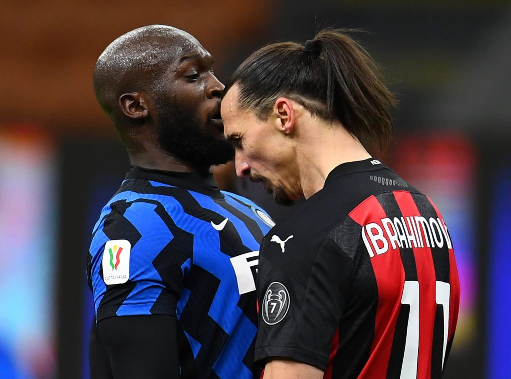 Alla fine del primo tempo Romelu Lukaku e Zlatan Ibrahimovic si sono affrontati con pesanti offese