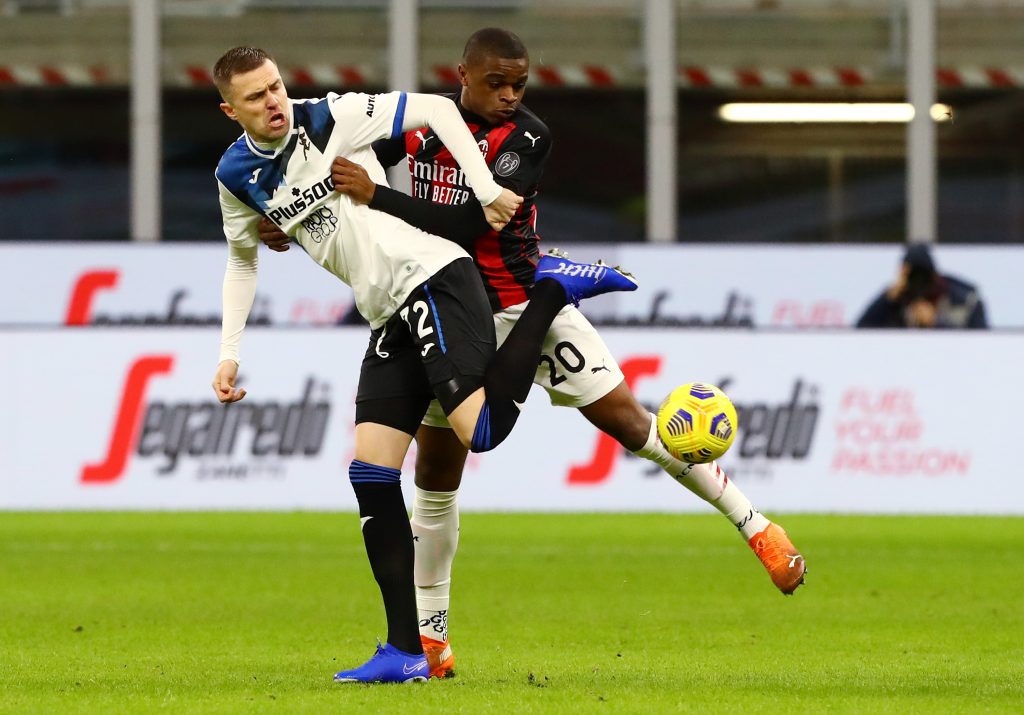 Kalulu contrasta Ilicic in Mlan-Atalanta