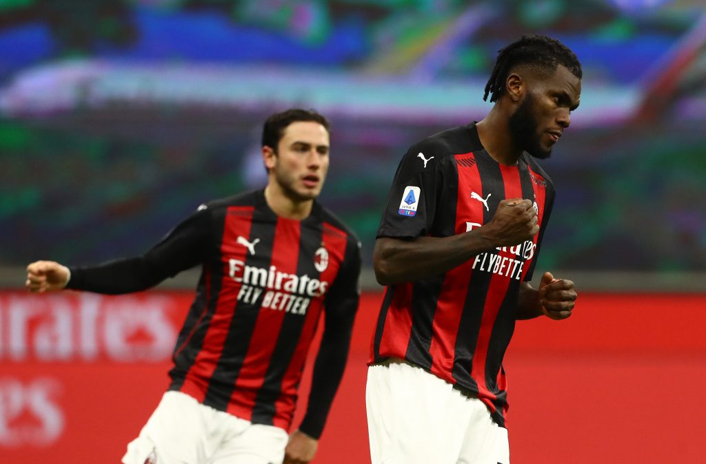 Franck Kessie con Davide Calabria