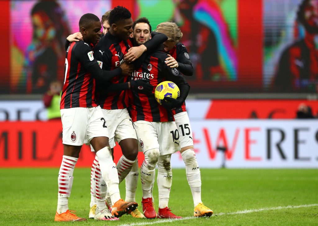 I festeggiamenti del Milan dopo la vittoria ai rigori contro il Torino