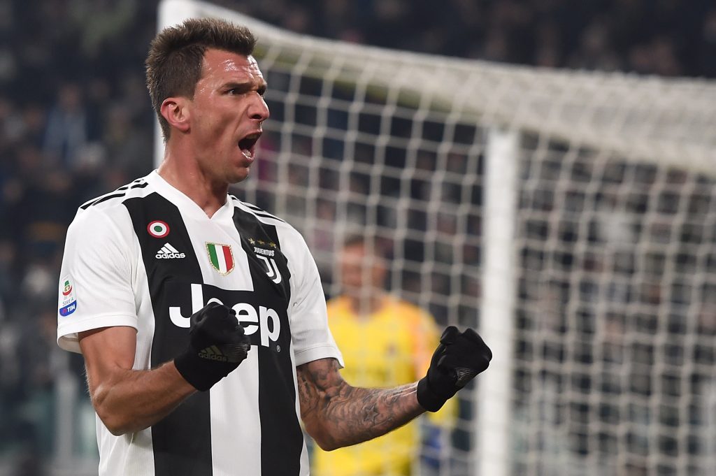 Mario Mandzukic, attaccante croato classe 1986 con la maglia della Juventus