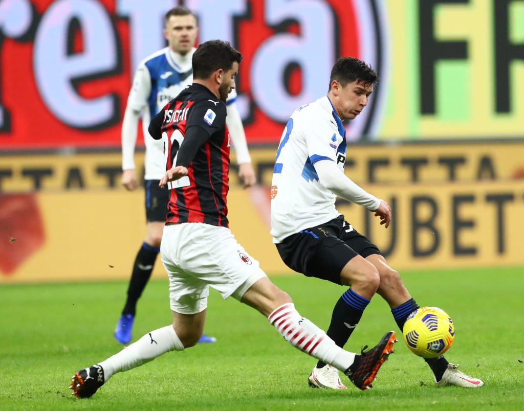 Musacchio e Pessina in Milan-Atalanta