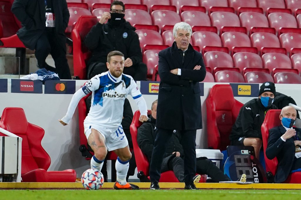Il Papu Gomez con Gianpiero Gasperini