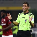 L'arbitro Fabrizio Pasqua della sezione di Tivoli