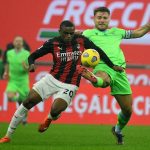 Pierre Kalulu in azione contro la Lazio