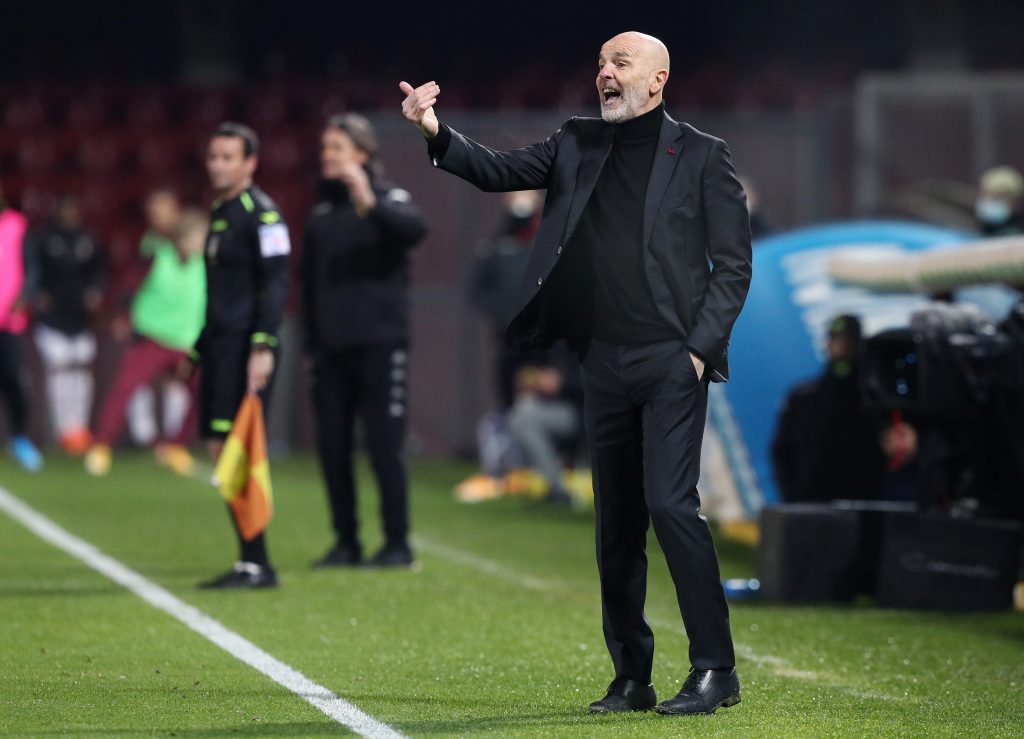 Stefano Pioli, allenatore del Milan dal novembre 2019
