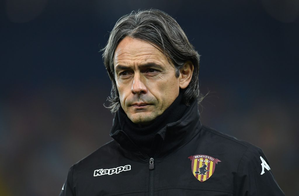 Filippo Inzaghi, allenatore del Benevento