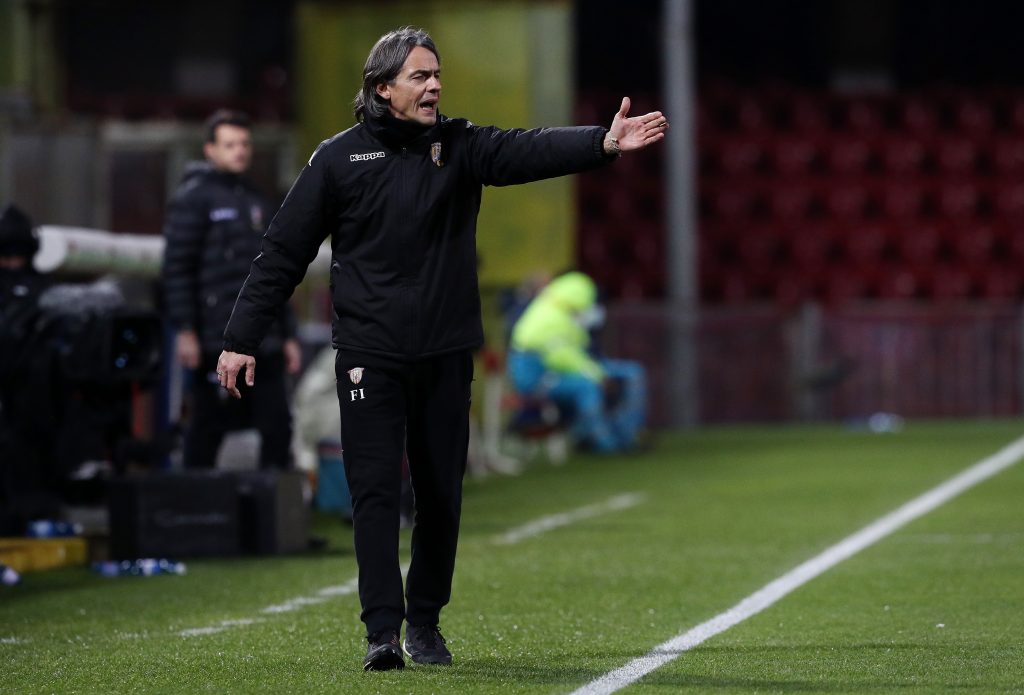 Pippo Inzaghi tecnico del Benevento