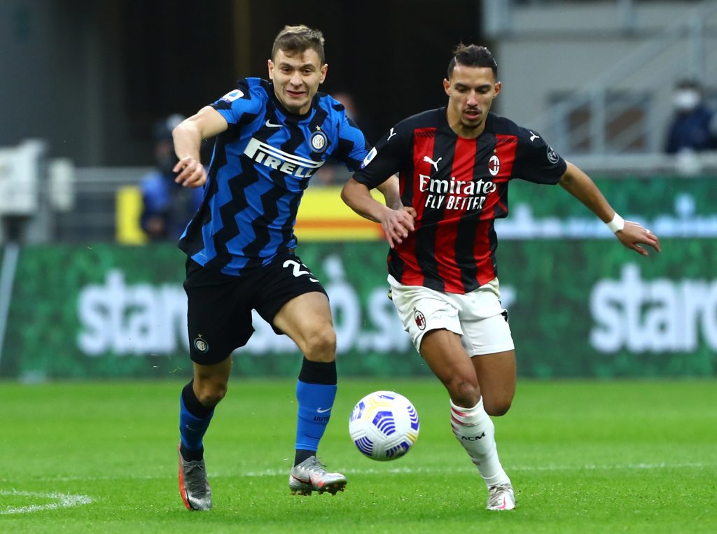 Bennacer con Barella