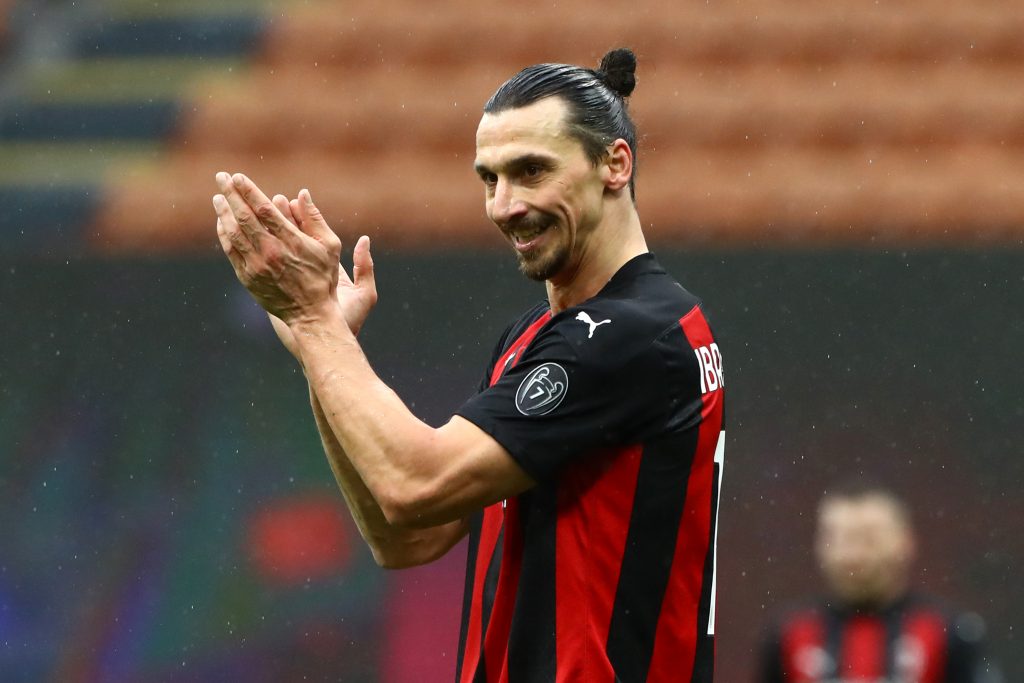 Zlatan Ibrahimovic, attaccante del Milan