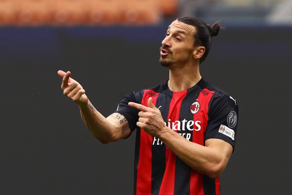 Zlatan Ibrahimovic, attaccante del Milan