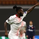 Kessie del Milan festeggia dopo il goal alla Stella Rossa
