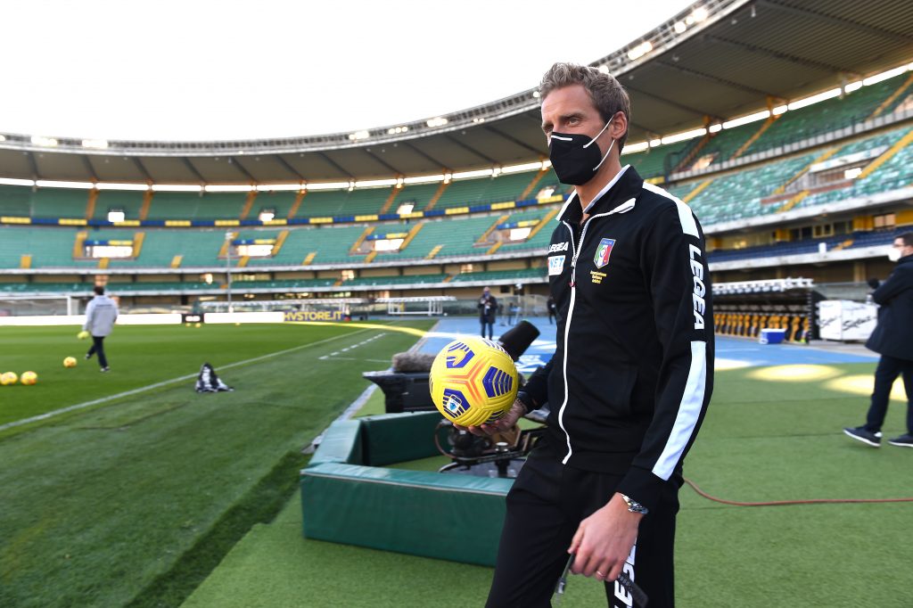 L'arbitro Daniele Chiffi di Padova