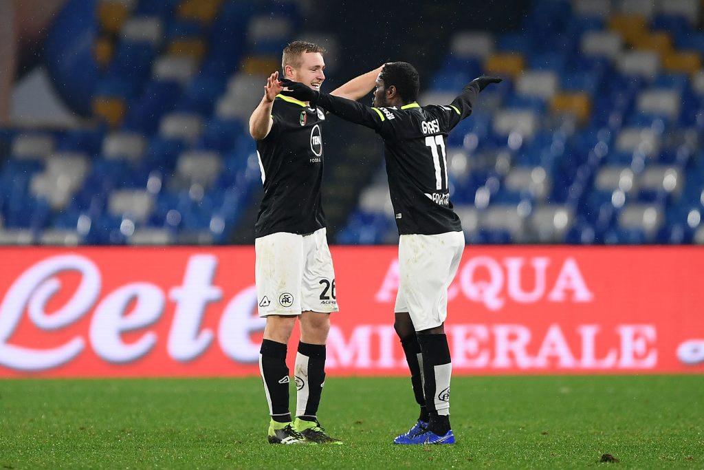 Pobega e Gyasi dello Spezia