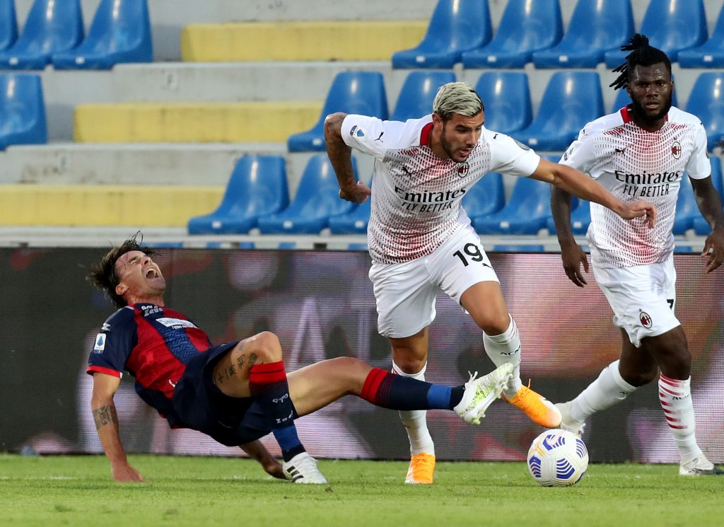 Crotone-Milan, Theo Hernandez, Kessie