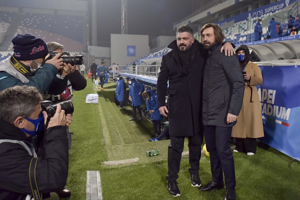 Pirlo e Gattuso, i due ex Milan