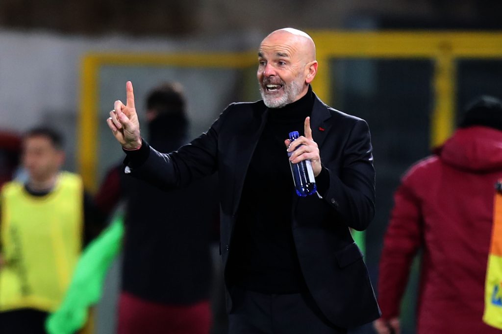 Il tecnico del Milan Stefano Pioli