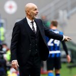 Stefano Pioli, allenatore del Milan, durante il derby