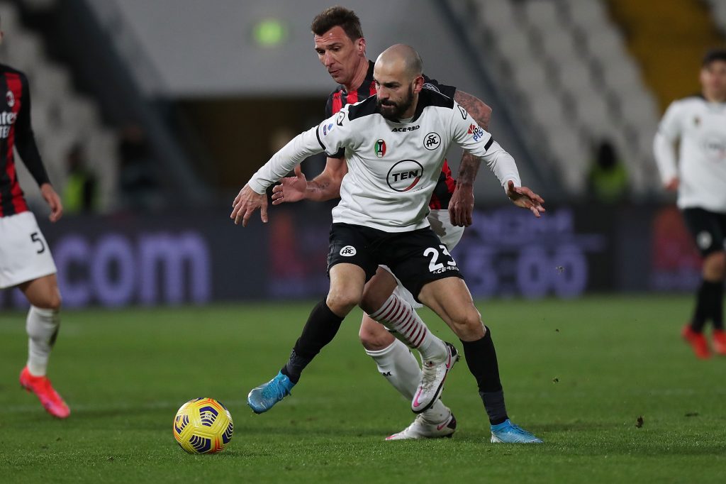 Riccardo Saponara, ex centrocampista rossonero oggi in forza allo Spezia