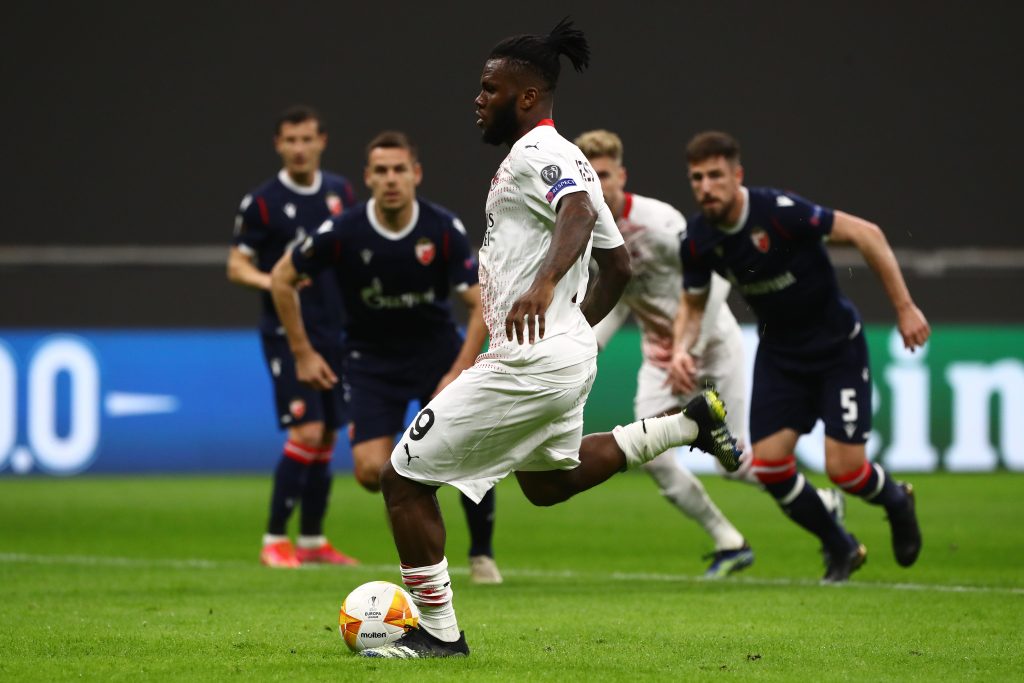 Rigore Kessie contro la Stella Rossa