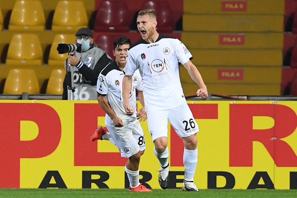 Tommaso Pobega, centrocampista del Milan in prestito allo Spezia