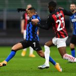 Tomori in azione con la maglia del Milan