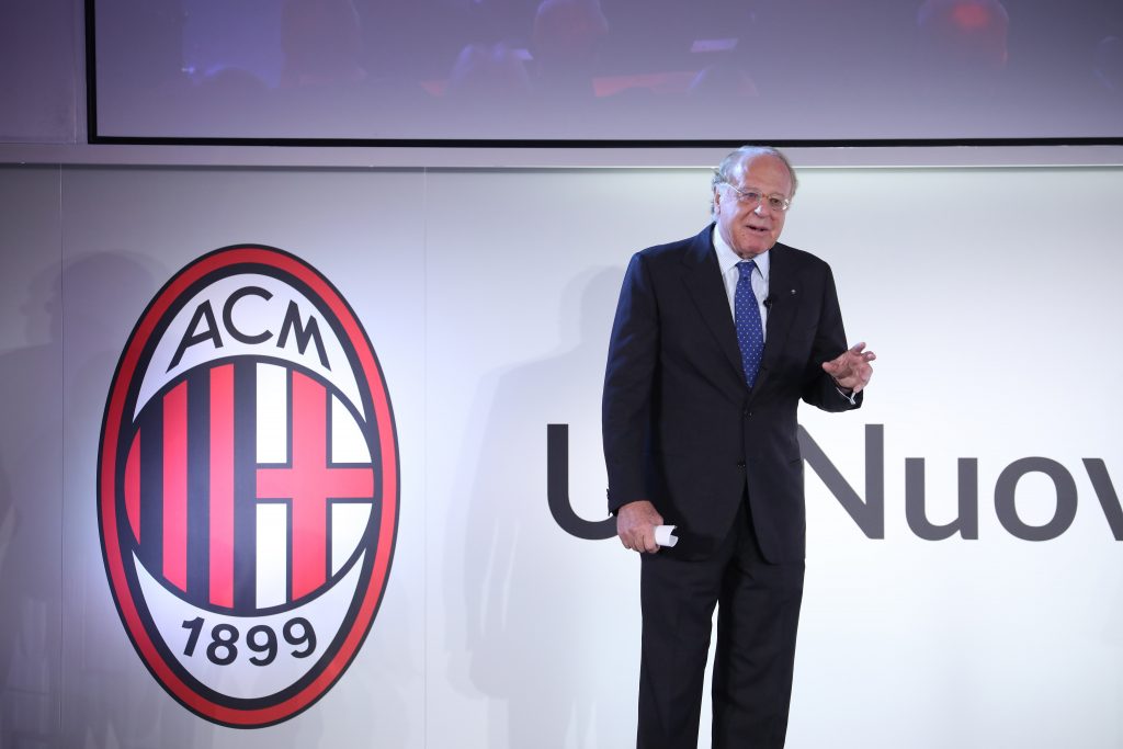 Paolo Scaroni, presidente rossonero