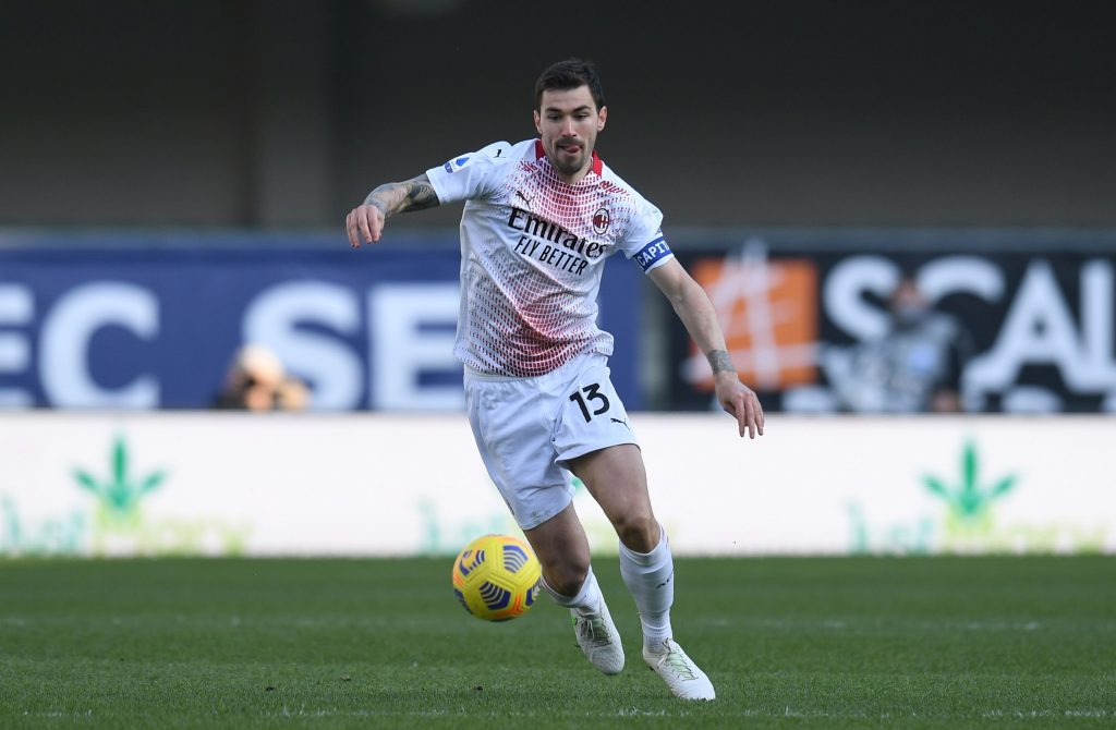 Alessio Romagnoli, difensore classe '95 e capitano del Milan