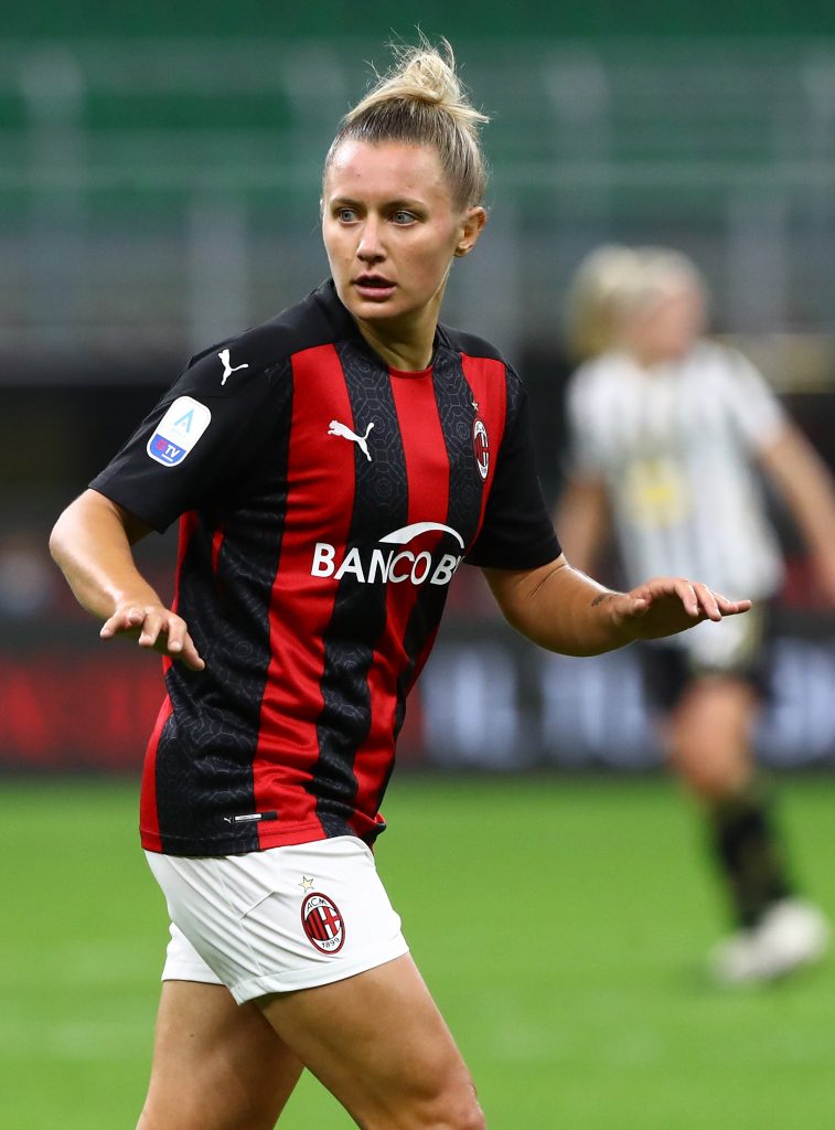 Dominika Conc, centrocampista del ex-Milan Femminile