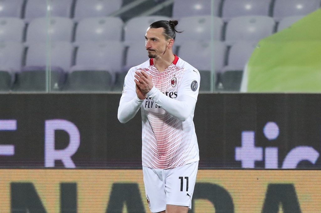 Ibrahimovic applaude i compagni in quel di Firenze