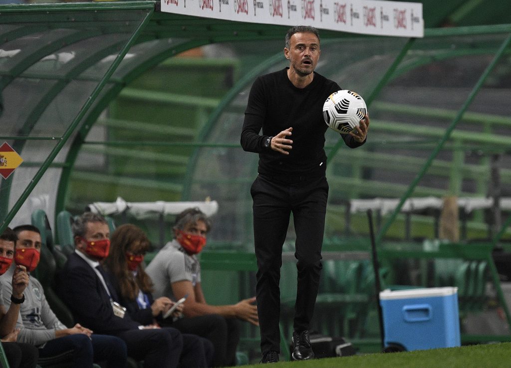 Il c.t. della Spagna Luis Enrique
