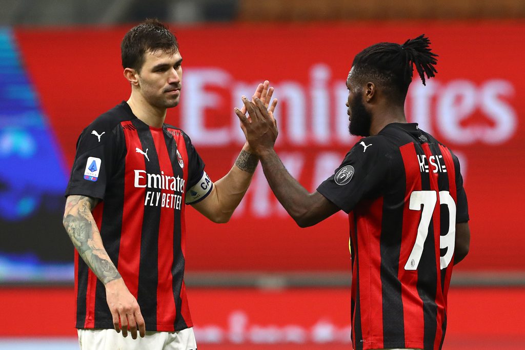 Alessio Romagnoli e Franck Kessie