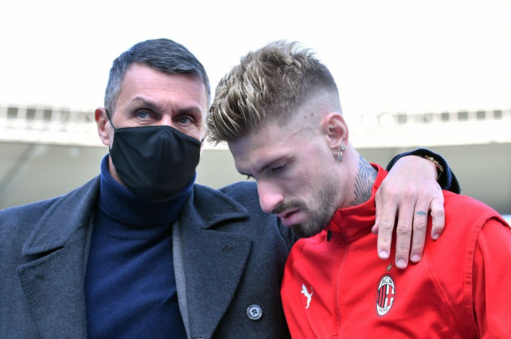 Paolo Maldini, direttore tecnico del Milan e Castillejo