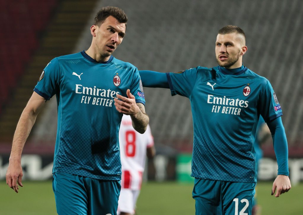 Mandzukic e Rebic in campo al Marakana di Belgrado