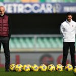 Stefano Pioli e Daniele Bonera nel pre partita di Hellas Verona-Milan