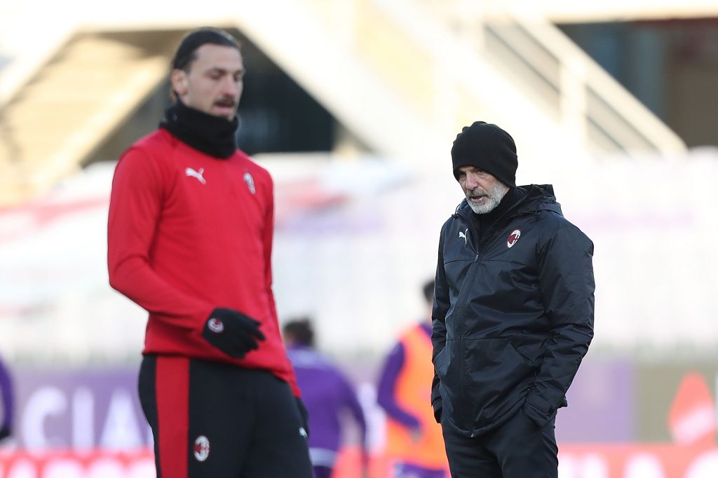 Stefano Pioli e Zlatan Ibrahimovic