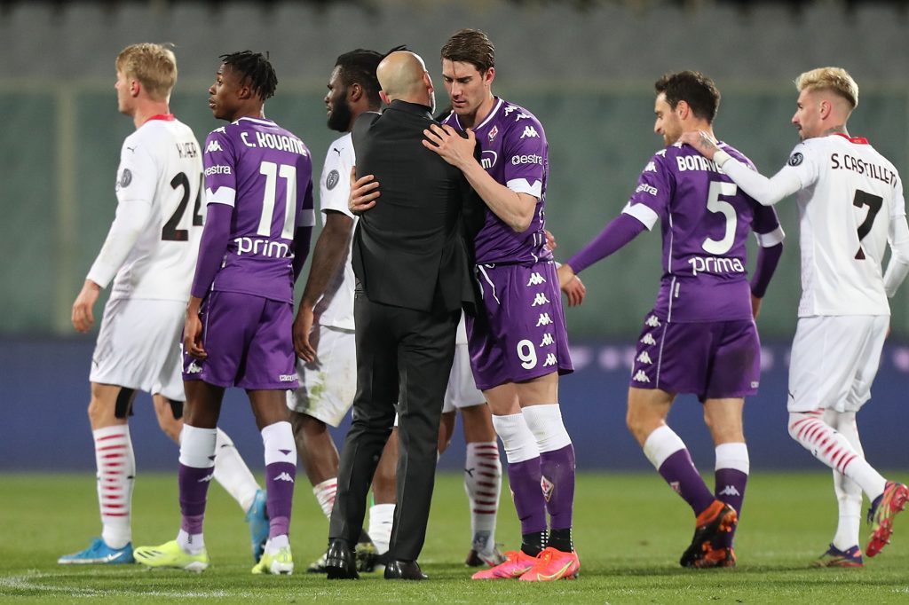 Vlahovic e Pioli, dopo Fiorentina-Milan