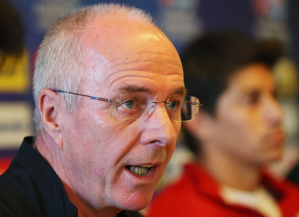 Sven Goran Eriksson, ex allenatore di Roma, Lazio e Nazionale inglese
