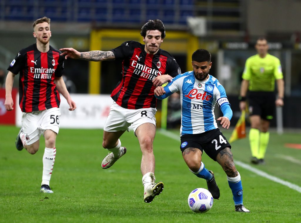 Sandro Tonali e Lorenzo Insigne