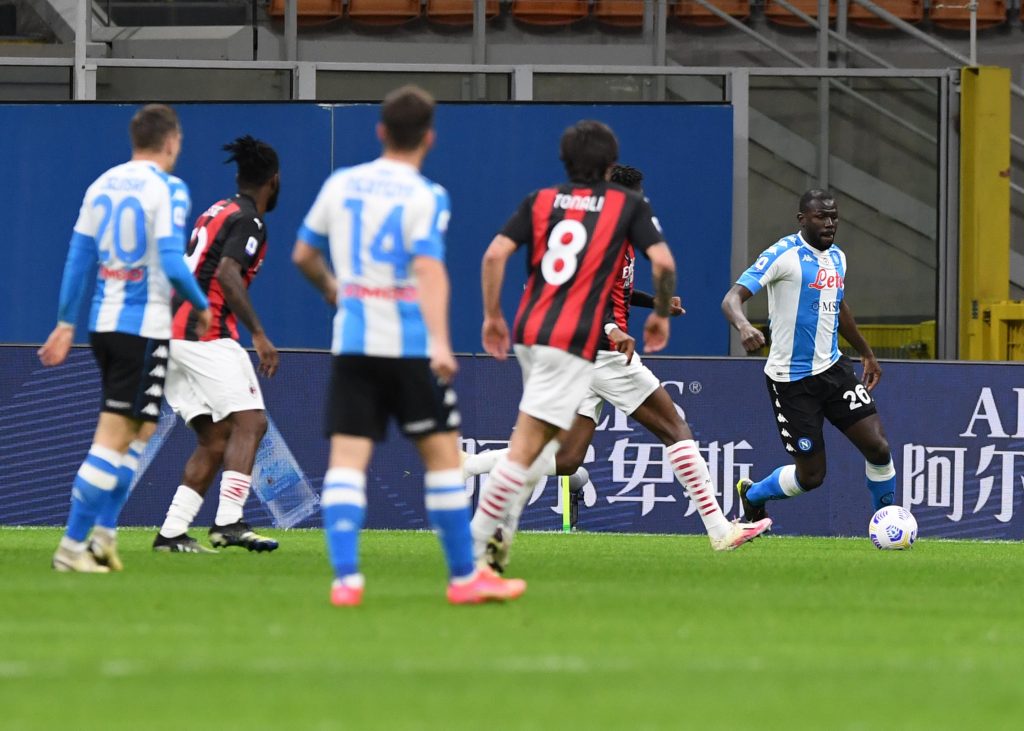 Milan e Napoli in campo a San Siro
