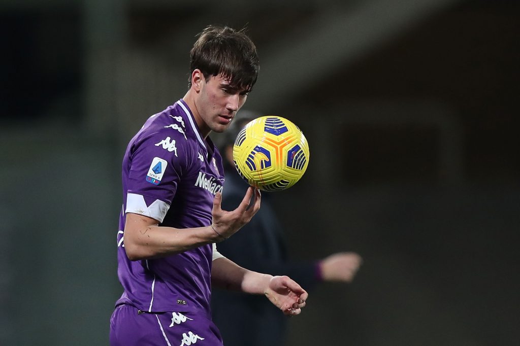 Dusan Vlahovic, attaccante serbo classe 2000 della Fiorentina