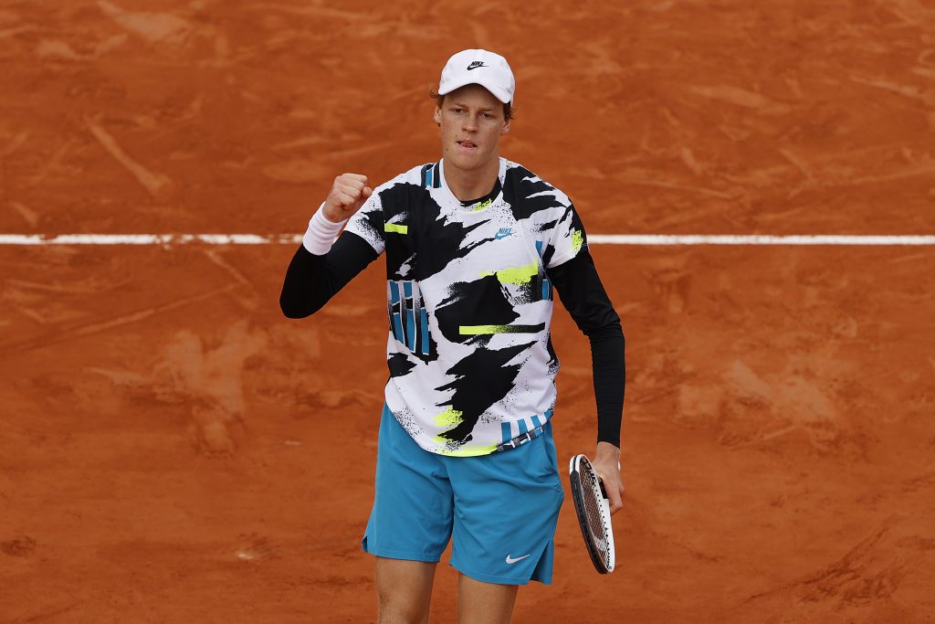 Sinner, tennista italiano e tifoso del Milan