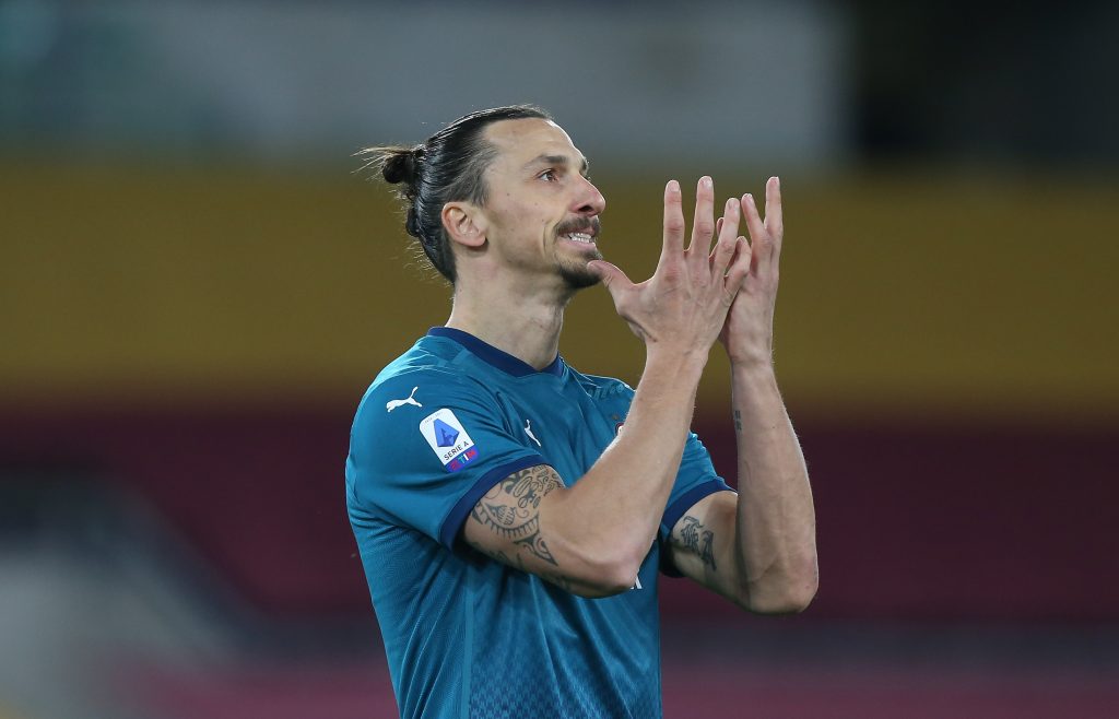 Ibrahimovic impreca per il suo errore allo stadio Olimpico di Roma