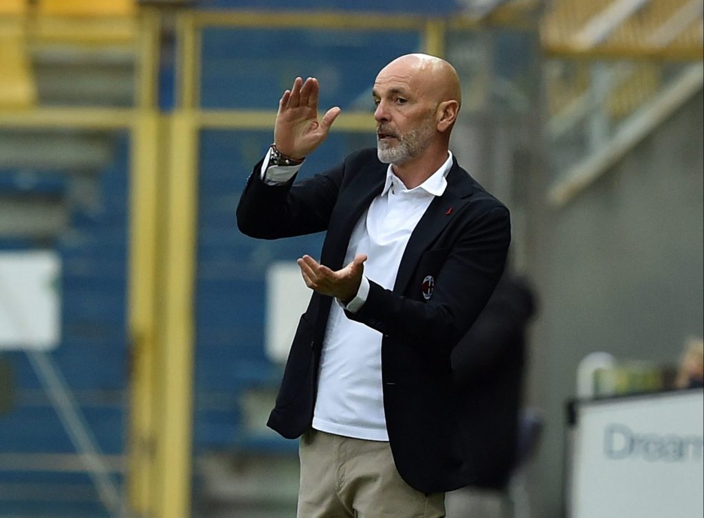 Stefano Pioli, tecnico rossonero