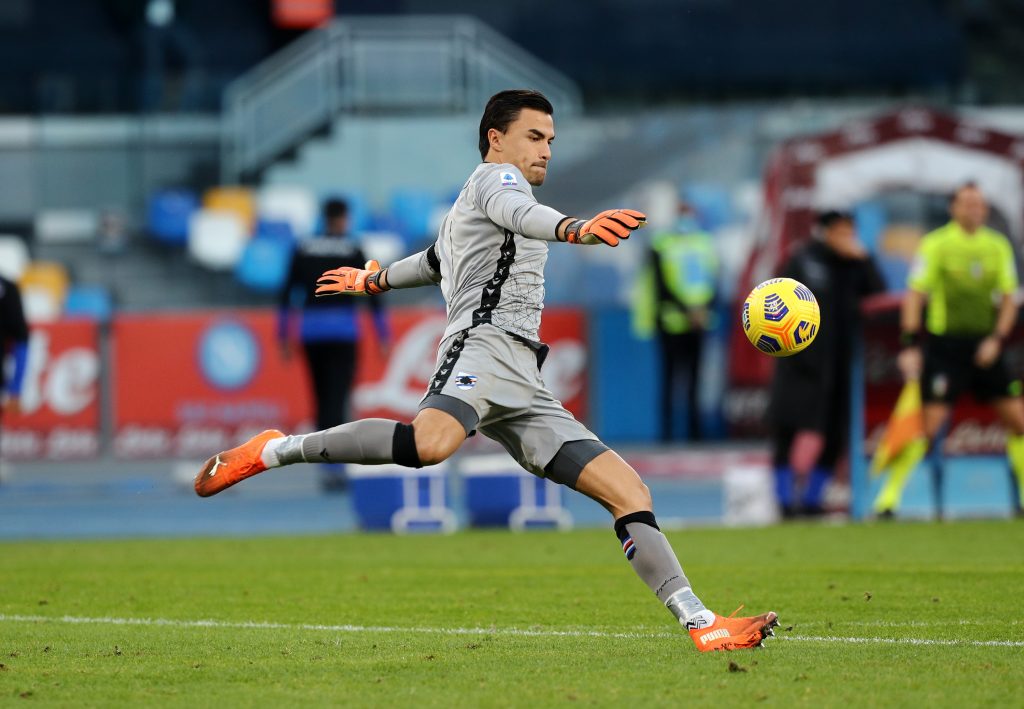 Emil Audero, portiere della Sampdoria