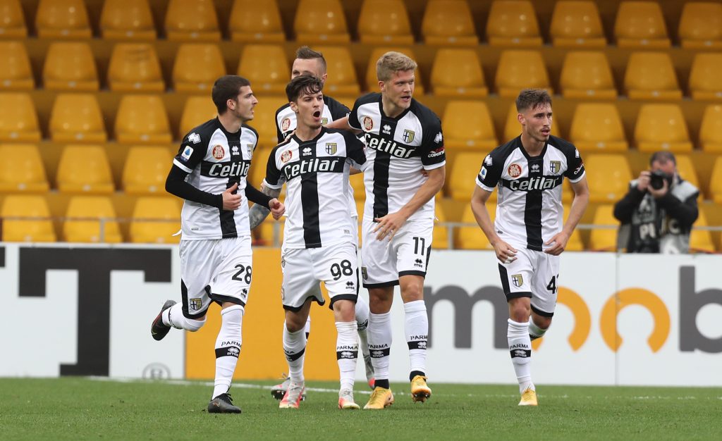 I ragazzi del Parma Calcio