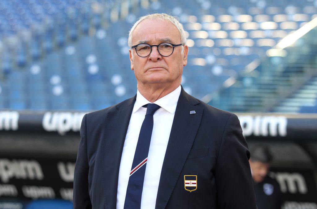 Claudio Ranieri, allenatore della Sampdoria