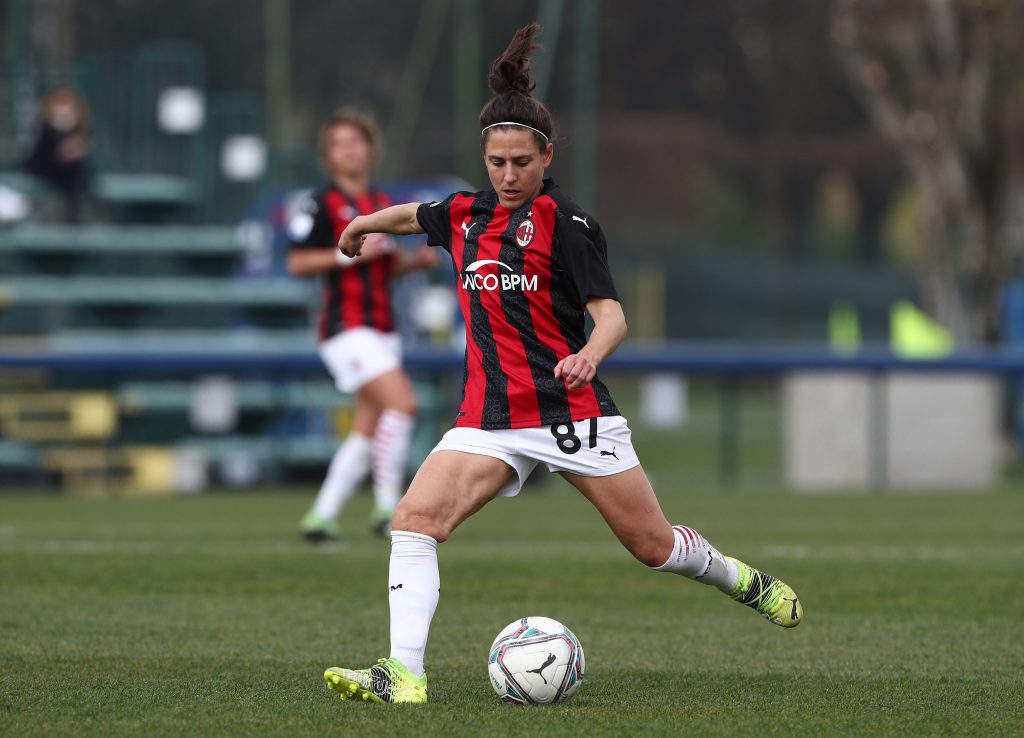 Vero Boquete giocatrice del Milan Femminile