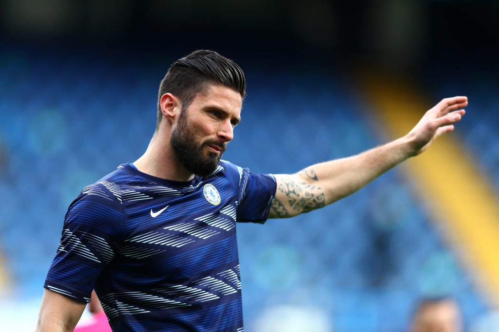 Giroud, obiettivo del Milan per l'attacco.