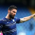 Giroud, obiettivo del Milan per l'attacco.